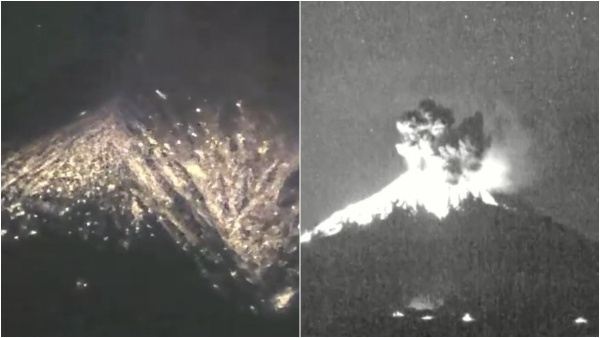 A Sakurajima volcano in Japan erupted