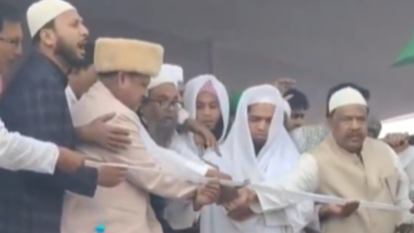 On Demolition Anniversary Suspended TMC MLA Humayun Kabir Begins Babri Masjid Construction On Demolition Anniversary Suspended TMC MLA Humayun Kabir Begins Babri Masjid Construction