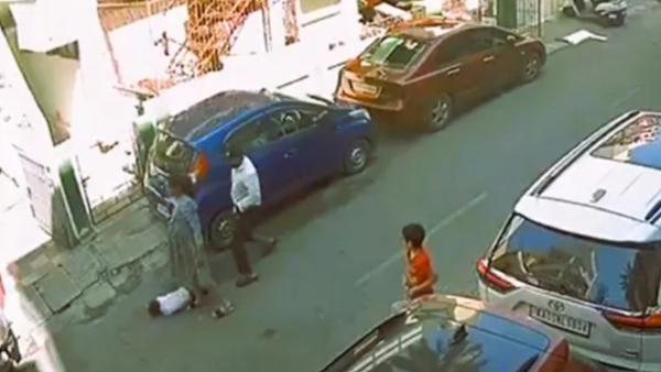 Passerby Kicks a Boy in Bengaluru