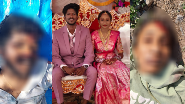 newlywed-couple-died-due-to-falling-from-train-at-telangana newlywed-couple-died-due-to-falling-from-train-at-telangana