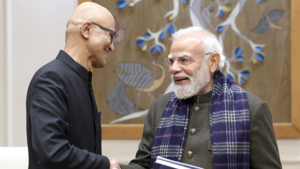Satya Nadella Meets Modi Microsoft Commits 17 5 Billion Dollar for India s AI Skills and Infra Satya Nadella Meets Modi Microsoft Commits 17 5 Billion Dollar for India s AI Skills and Infra