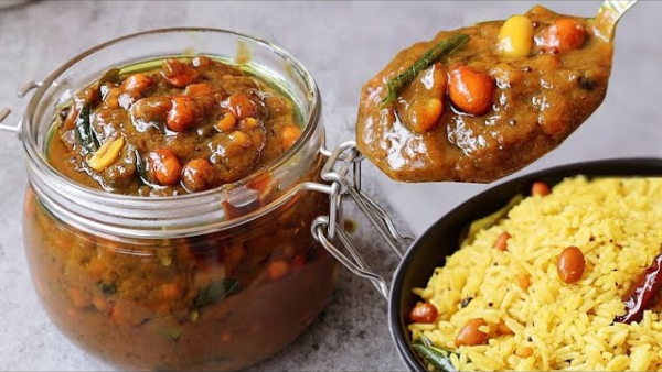 Temple style pulihora pulusu will keep for month if you make it this way