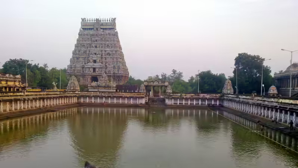 Shocking Man Creates Panic at Tirupati Govindaraja Swamy Temple Climbs Gopuram Demands Liquor