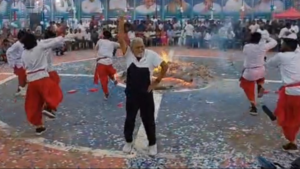 Ambati Rambabu s Dazzling Dance During Bhogi Celebrations Ambati Rambabu s Dazzling Dance During Bhogi Celebrations