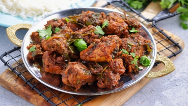 Chicken Curry Recipe Telugu Onion Tomato Free Easy Spicy Homemade Chicken with Simple Ingredients