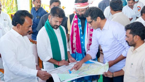 CM Revanth Reddy Unveils Massive Development Blueprint for Adilabad at Nirmal Public Meeting CM Revanth Reddy Unveils Massive Development Blueprint for Adilabad at Nirmal Public Meeting