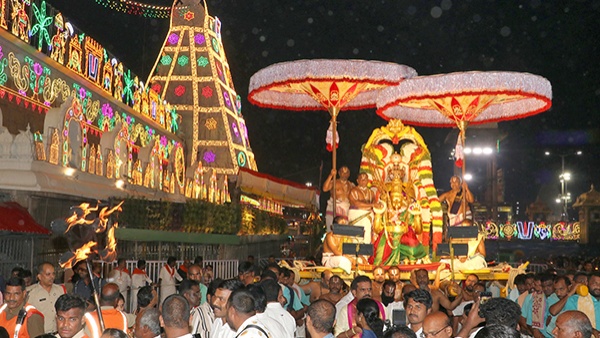 Pournami Garuda Seva Cancelled on Due to Adhyayanotsavams in Tirumala Pournami Garuda Seva Cancelled on Due to Adhyayanotsavams in Tirumala