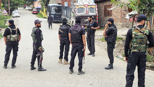 Security forces encounter with Terrorists in Kishtwar forest area Jammu and Kashmir