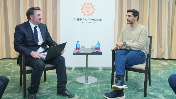 Nara Lokesh meets Chairman of Buhler Group in Zurich Nara Lokesh meets Chairman of Buhler Group in Zurich