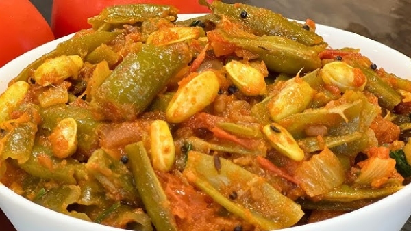 chickudu-kaya-curry-making-recipe-in-telugu-with-easy-tips