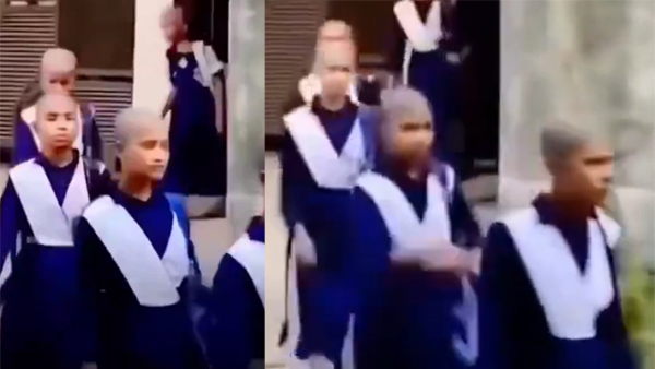 viral video on friendship Students Shave Heads in Solidarity With Classmate Battling Cancer