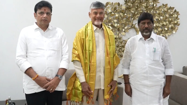 మల్లు భట్టి విక్రమార్క చంద్రబాబును కలిసి తన కుమారుడు సూర్య విక్రమాదిత్య వివాహానికి ఆహ్వానించారు.