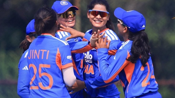 India vs Pakistan India Women Win by 8 wickets in Asia Cup Rising Stars Vrinda Sharma Leads Victory