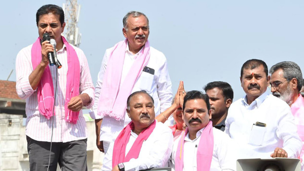 మున్సిపల్‌ ఎన్నికల్లో కేసీఆర్‌పై ఆరోపణలపై కాంగ్రెస్‌ నేతలను బీఆర్‌ఎస్‌ వర్కింగ్‌ ప్రెసిడెంట్‌ కేటీఆర్‌ హెచ్చరించారు