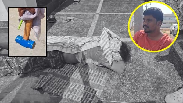 Suryapet Crime News Psycho Lover Attacks Girl with Hammer for Distance in 8-Year Relationship Public Thrash Him