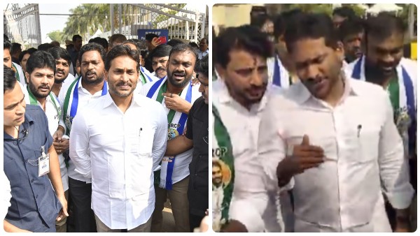 వైఎస్సార్సీపీ సస్పెండ్ అయిన ఎమ్మెల్యే దువ్వాడ శ్రీనివాస్ ఏపీ అసెంబ్లీలో వైఎస్ జగన్ను కలిసిన అనంతబాబు వైఎస్సార్సీపీ సస్పెండ్ అయిన ఎమ్మెల్యే దువ్వాడ శ్రీనివాస్ ఏపీ అసెంబ్లీలో వైఎస్ జగన్ను కలిసిన అనంతబాబు