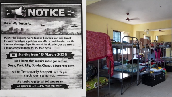 హైదరాబాద్‌ హాస్టల్స్‌లో విద్యార్థుల మెనూ మార్పు తీవ్రమైన గ్యాస్ కొరత కారణంగా మార్చి 10 నుంచి టిఫిన్లు బంద్