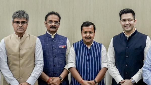 AAP MPs join BJP in Operation 7 Rajya Sabha Equations Change for Arvind Kejriwal Full Details
