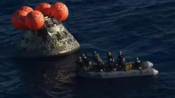Watch Artemis II Splash Down NASA Shares Dramatic Footage of Orion s Pacific Ocean Landing In USA