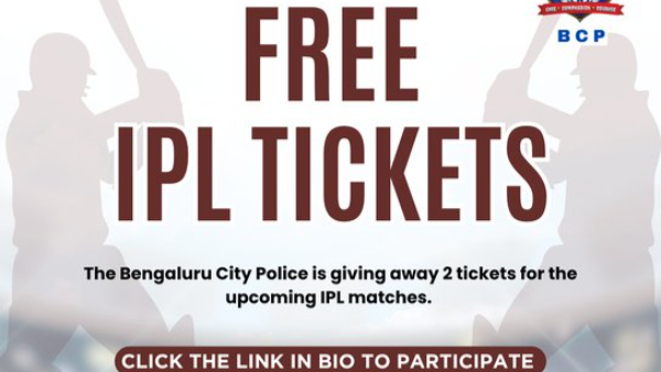 Bengaluru Police s Free IPL Ticket Scam An April Fools Prank with a Serious Cyber Safety Lesson