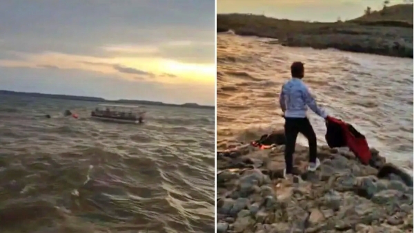 Boat Sinks in Narmada River Madhya Pradesh Seven Confirmed Dead 15 People Still Missing Boat