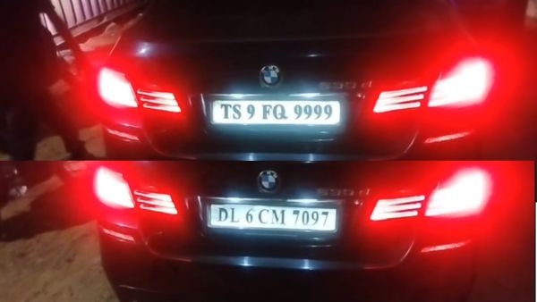 James Bond Style Car in Hyderabad Jubilee Hills Police Shocked by Automatic Number Plate Changing Technology James Bond Style Car in Hyderabad Jubilee Hills Police Shocked by Automatic Number Plate Changing Technology