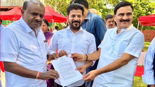 cm-revanth-reddy-request-to-central-minister-kumara-swamy-over-bayyaram-green-field-plant