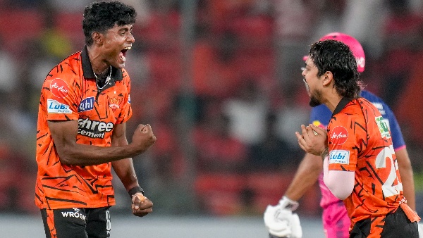 Debut Pacer Duo Sakib Hussain and Praful Hinge Dismantle RR in SRH Win Klaasen Tops Orange Cap