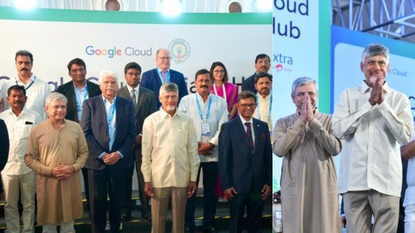 Google Cloud AI Hub in Vizag CM Chandrababu Naidu Lays Foundation for Asia s Largest Data Center