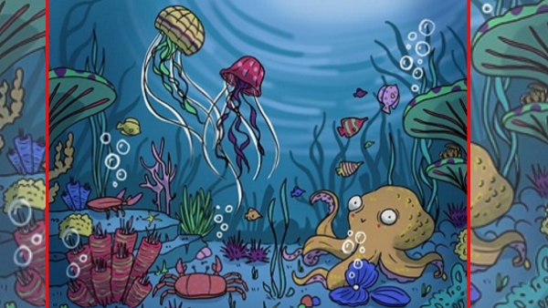 ఈ ఫోటోలో నిధిని దొరుకుతుందనే భ్రమ మరియు కళ్లకు పదును, జ్ఞాపకశక్తిని మెరుగుపరుస్తుంది.