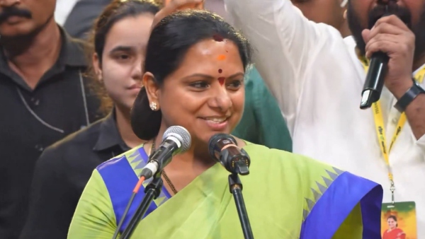Kalvakuntla Kavitha Launches New Party Telangana Rashtra Sena A Major Shock to KCR and BRS in Telangana Kalvakuntla Kavitha Launches New Party Telangana Rashtra Sena A Major Shock to KCR and BRS in Telangana