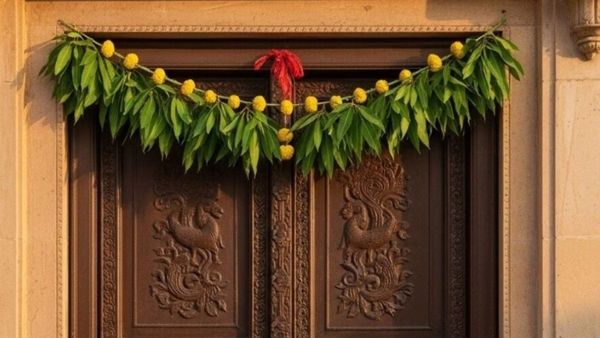 Change Main Door Toran Immediately After these days or When It Looks Dry Faded or Dirty