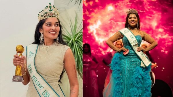 డల్లాస్లో నటి లయ కిరీటాన్ని కరీంనగర్కు చెందిన అమూల్య బల్మూరి మిస్ తెలుగు USA 2026 ఇన్వెస్ట్మెంట్ బ్యాంకర్గా గెలుచుకుంది. డల్లాస్లో నటి లయ కిరీటాన్ని కరీంనగర్కు చెందిన అమూల్య బల్మూరి మిస్ తెలుగు USA 2026 ఇన్వెస్ట్మెంట్ బ్యాంకర్గా గెలుచుకుంది.