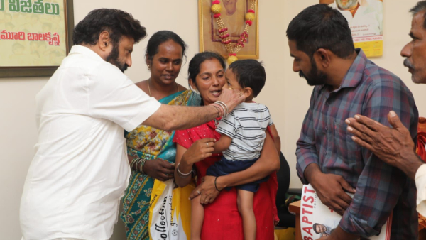 nandamuri-balakrishna-support-to-keyansh-advik-suffering-with-spinal-muscular-atrophy-at-hindupur