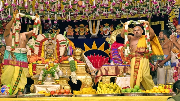Ontimitta Kodanda Ramaswamy Kalyanam Celebrated with Grandeur CM Chandrababu Offers Silk Robes