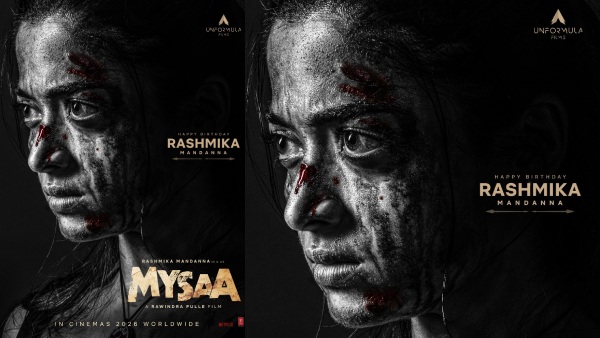 Rashmika Mandanna Fierce Look in Mysaa Movie National Crush Transforms into a Gond Warrior