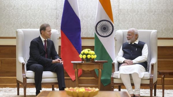 India-Russia Strategic Ties Deepen PM Modi Meets Russian First Deputy PM Denis Manturov to Boost Trade Links India-Russia Strategic Ties Deepen PM Modi Meets Russian First Deputy PM Denis Manturov to Boost Trade Links