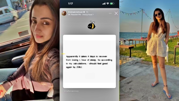 Trisha Trisha Sleep Post Goes Viral Amid Tamil Nadu Election Vote Counting Fans React Strongly Trisha