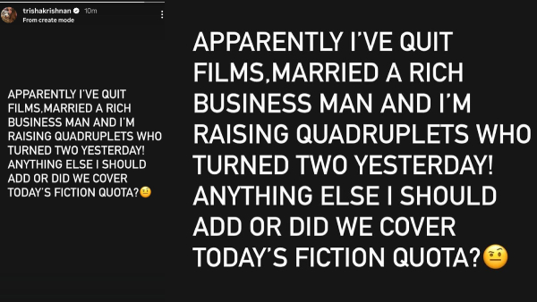 actress-trisha-post-about-her-marriage-and-kids-on-social-media-also-counter-to-trolls