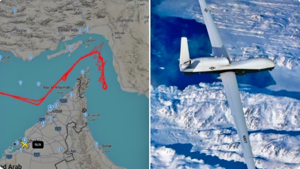 US MQ4C Drone Crashes in Strait of Hormuz 2 000 Crores Worth of HighTech Asset Goes Down the Drain