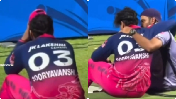 Vaibhav Sooryavanshi Breaks Down Alone at the Boundary After RR s Crushing Loss to KKR viral video