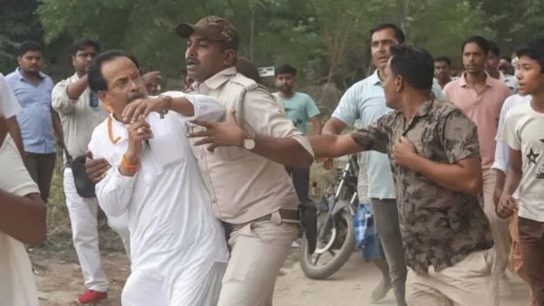 West Bengal Poll Violence BJP Candidate Subhendu Sarkar Attacked Forced to Flee Into Fields in Kumarganj