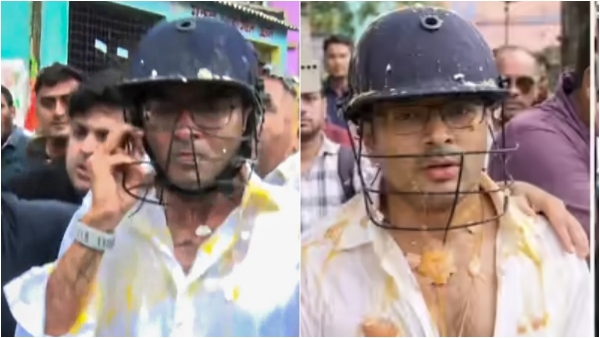 AbhishekBanerjee TMC MP Kicked Shirt Torn in Shocking Post-Poll Violence Assault in west Bengal AbhishekBanerjee TMC MP Kicked Shirt Torn in Shocking Post-Poll Violence Assault in west Bengal
