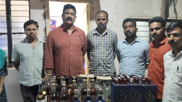 Adulterated Liquor Gang Arrested Branded Bottles Filled with Cheap Liquor for Techies in Rangareddy Adulterated Liquor Gang Arrested Branded Bottles Filled with Cheap Liquor for Techies in Rangareddy