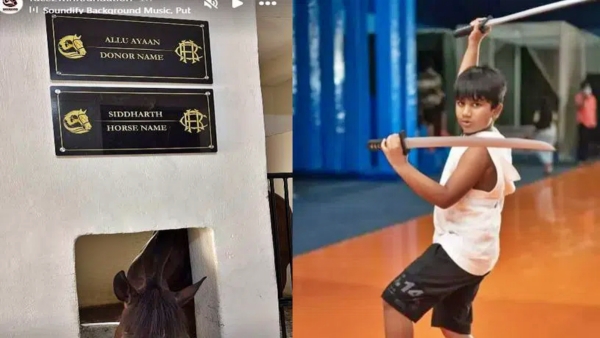 AlluAyaan Adopts a Horse Allu Arjun s Son Wins Hearts with Kind Act Internet Full of Praise Allu