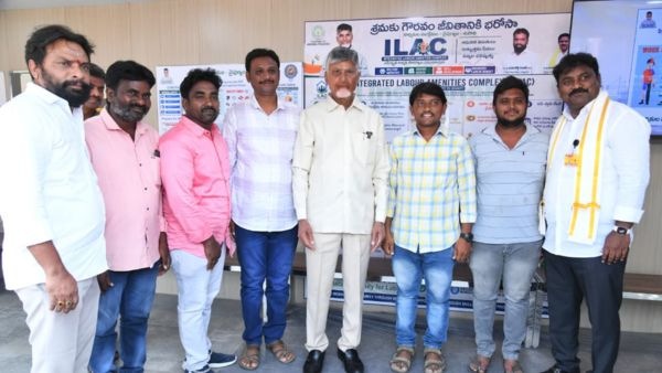 CM Chandrababu Naidu Honours Workers on May Day Announces New Labour Addas and Skill Hubs Across Andhra