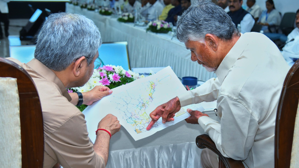 CM Chandrababu expressed his happiness on central gezette on South Coast Railway Zone in visakha