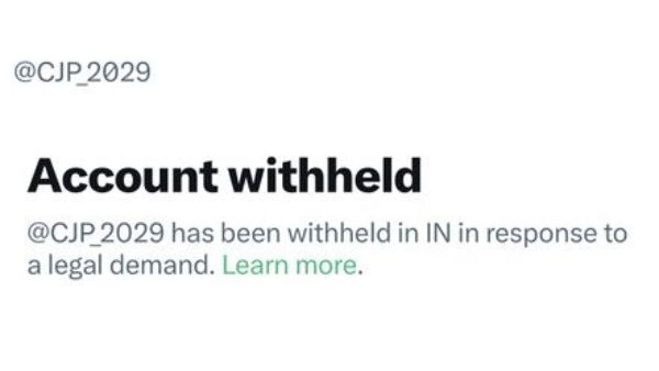 X Blocks Cockroach Janta Party Account on Legal Demand Days After It Crossed BJP s Follower Count X Blocks Cockroach Janta Party Account on Legal Demand Days After It Crossed BJP s Follower Count