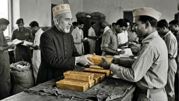 India Crisis 1965 When Hyderabad Nizam Mir Osman Ali Khan Donated 5 000 KG of Gold for the Nation