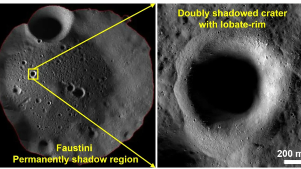 ISRO Chandrayaan 2 Reveals Subsurface Water Ice Beneath Moon s South Pole Shadows Lunar Craters